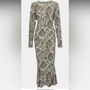 Norma Kamala Fishtail jersey dress size small